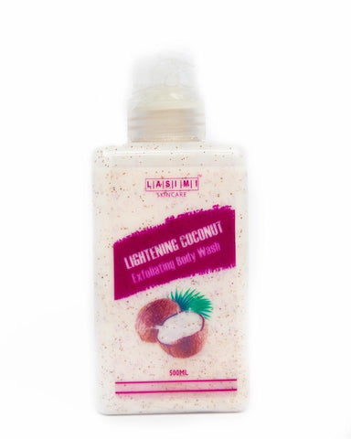 LIGHTENING COCONUT EXFOLIATING BODY WASH 500ML